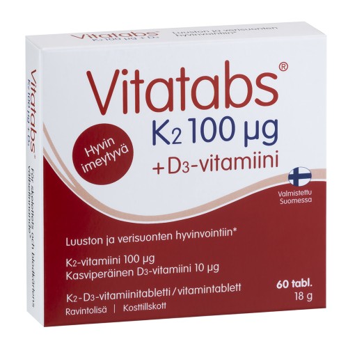 Vitatabs K2 100 µg + D3 Vitatabs K2 100 µg + D3