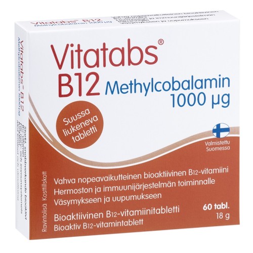 Vitatabs B12 Methylcobalamin 1000 µg Vitatabs B12 Methylcobalamin 1000 µg