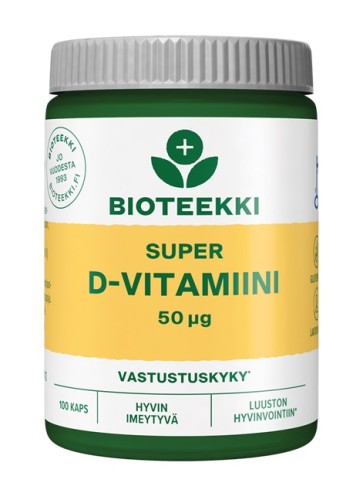 Bioteekin Super D-vitamiini 50 µg Bioteekin Super D-vitamiini 50 µg