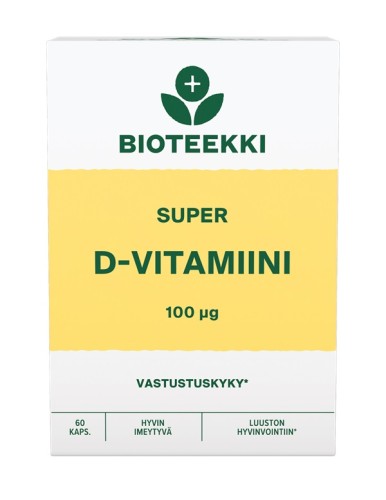 Bioteekin Super D-vitamiini 100 µg Bioteekin Super D-vitamiini 100 µg